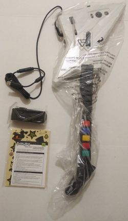 New Xbox 360 Guitar Hero White Wired Xplorer Guitar Controller