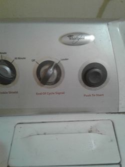 Little ove 1 year whirlpool dryer works great