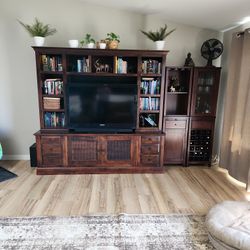 RH Entertainment Bookshelf Wine Hutches