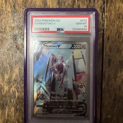 Mewtwo V Pokemon Go PSA 10