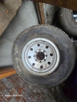 4 Studded 16 inch tires and wheels fs