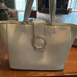 Brand New Cream Tote 14 In From Seam To Seam 