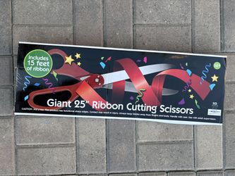 Giant Ribbon Cutting Scissors