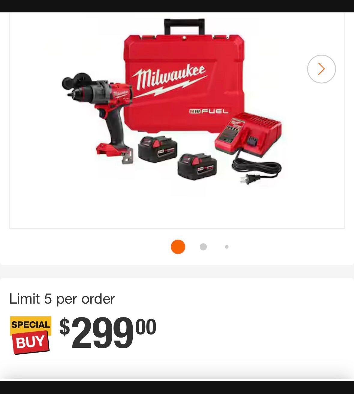 Milwaukee Drill Set