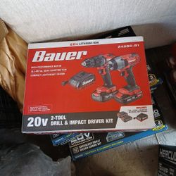 Bauer Drill & Impact Driver Kit