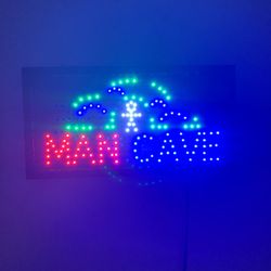 Mancave Light Sign