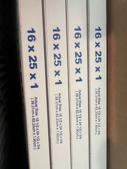 Nordic pure AC & Furnace Air Filter 16 X 25 X 1