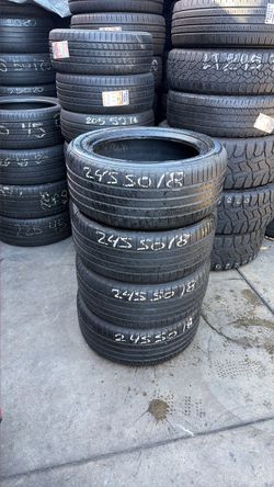 245 50 18 full set available