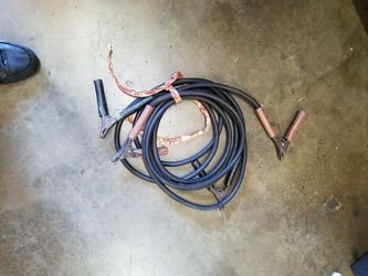 Heavy duty jumping cables