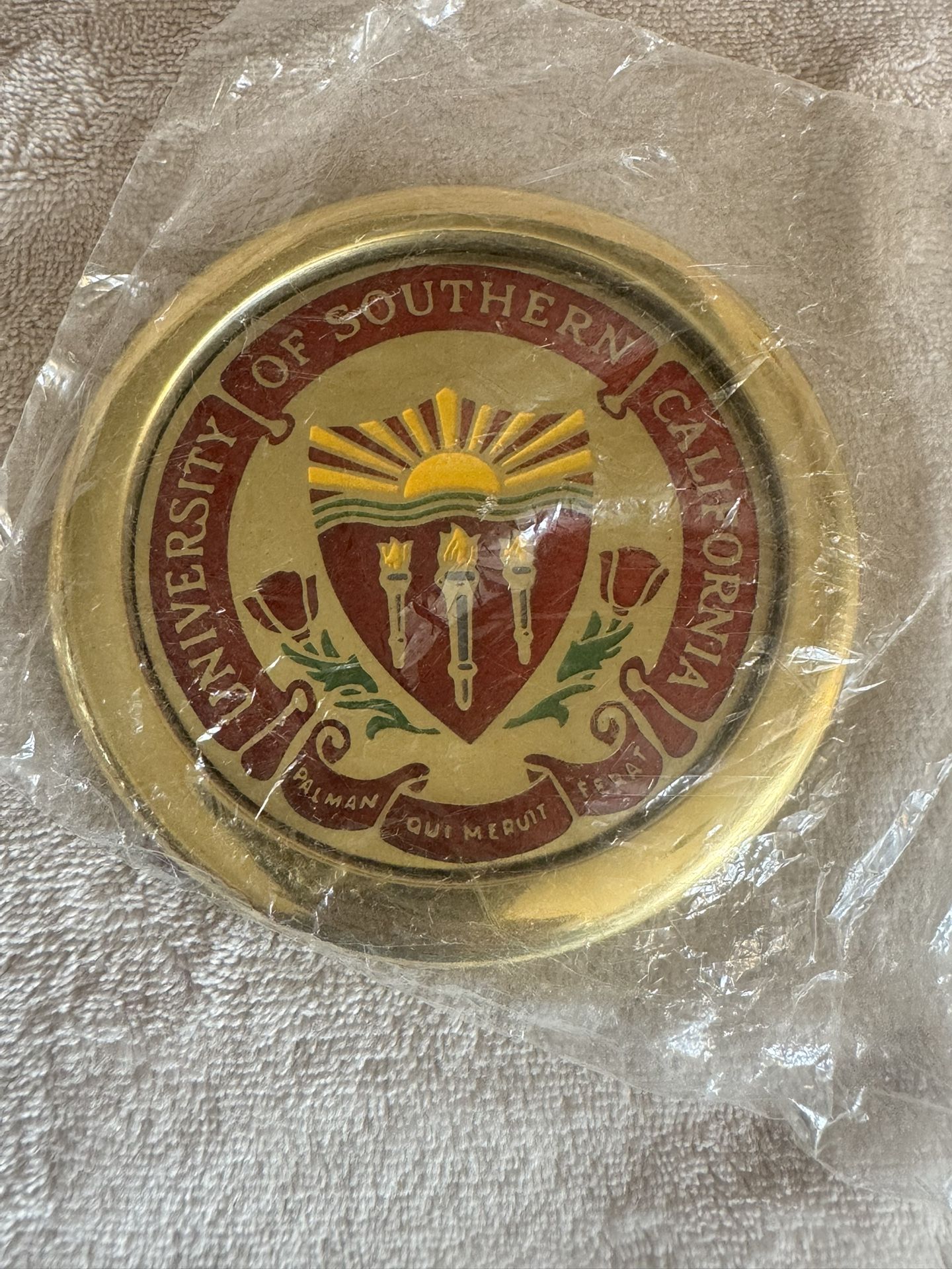 USC Brass Paperweight