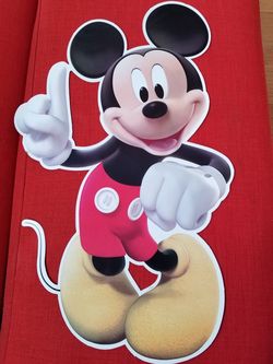 Party Mickey mouse cutout