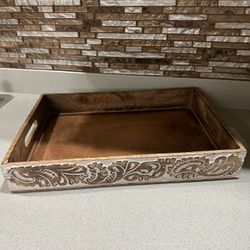 BRAND NEW SERVING TRAY 17.5x12x2.5