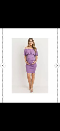 Maternity Lilac Dress
