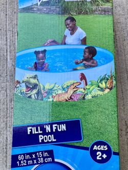 NEW Splash And Play Dinosaur Swimming Pool