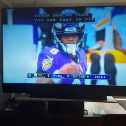 73"MITSUBISHI 1080P DIGITAL LASER PROJECTION TV WITH MATCHING STAND AND ROKU REMOTES $300 FINAL PRICE 