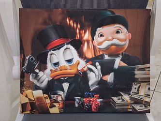 Scrooge McDuck and Monopoly Man Frame