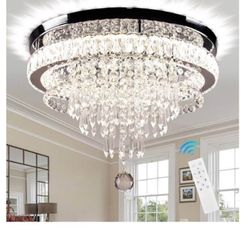 Dimmable Crystal Chandelier 