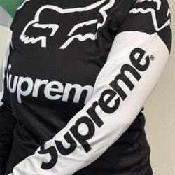 Black Supreme X Fox Racing Shirt