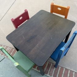 Kids Table & Chair Set 