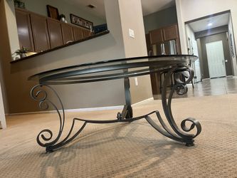 Glass Top Coffee Table