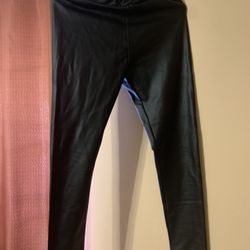 Leather Like Legging Large
