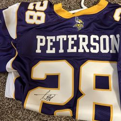Adrian Peterson Signed Jersey