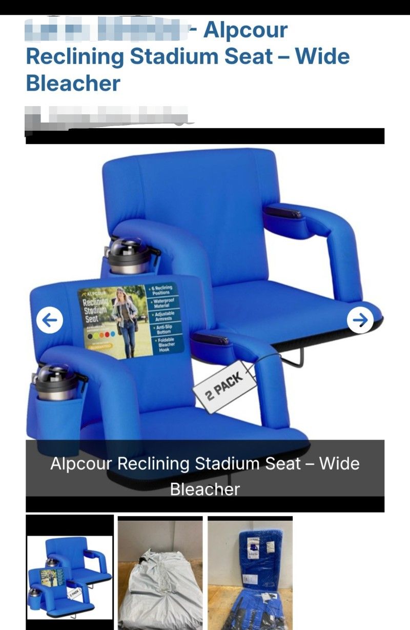 Alpcour Reclining Stadium Seat
