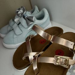 Pumas & sandals Size 2 
