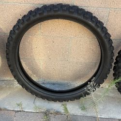 Dunlop D606 90/90-21 Dual Purpose Front Tire Motorcycle Dirt Bike 90 90 21  Stock: 2. Price for each 1