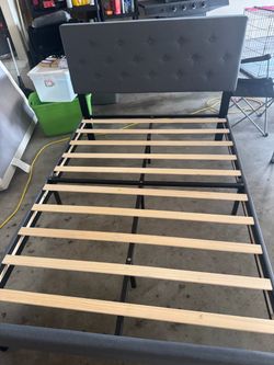 Full Size Bed Frame with Headboard