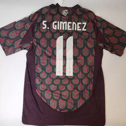 Mexico 24/25 S. Giménez #11 Away Copa América Jersey Size XLarge 