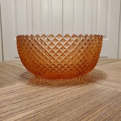 1930s Anchor Hocking "Miss America" Pink Depression Glass Bowl 