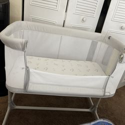 Baby Bed Side Bassinet White 
