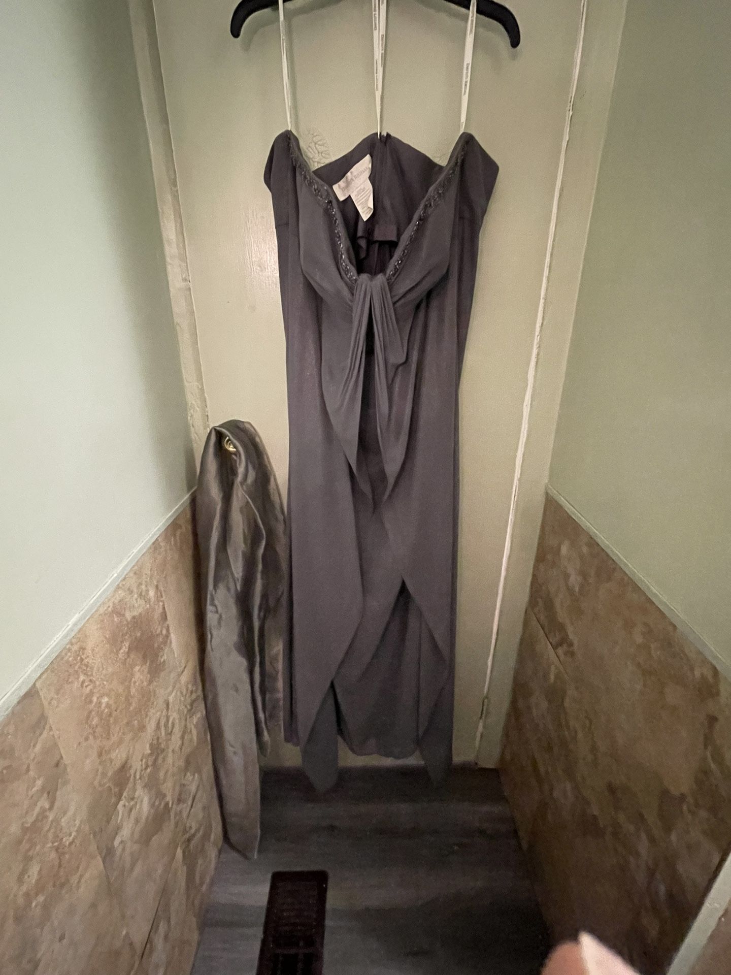 David’s Bridal Formal silver Size 24