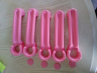 5 pc Jeep Wrangler pink handles