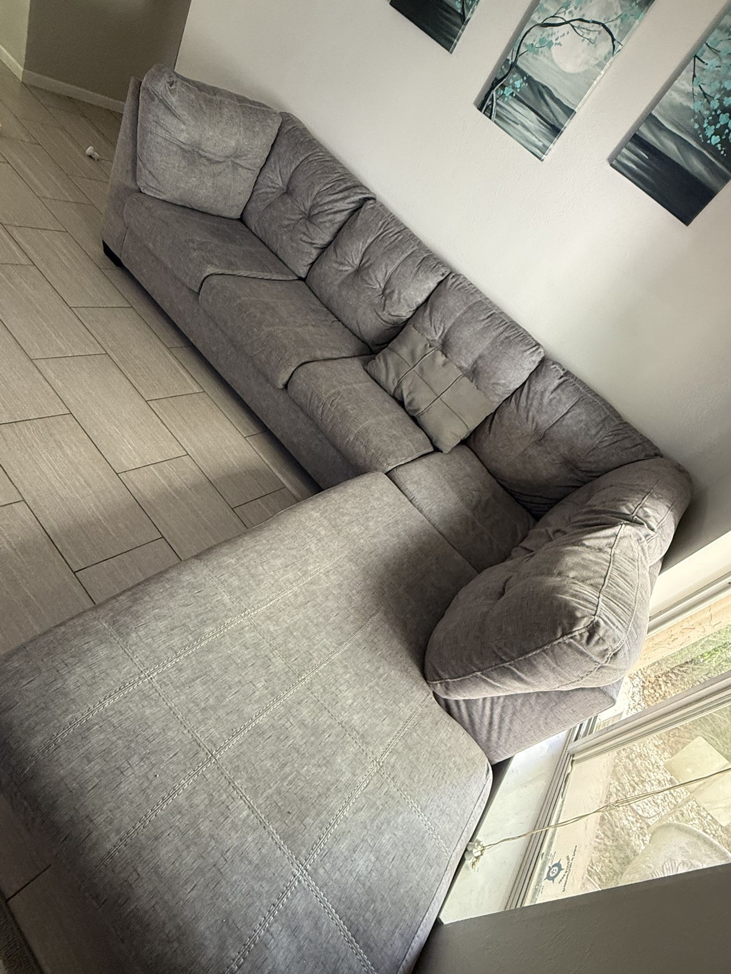 Light Grey Sectional Couch