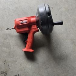 Ridgid Ez Spin Drain Cleaning Snake Auger 
