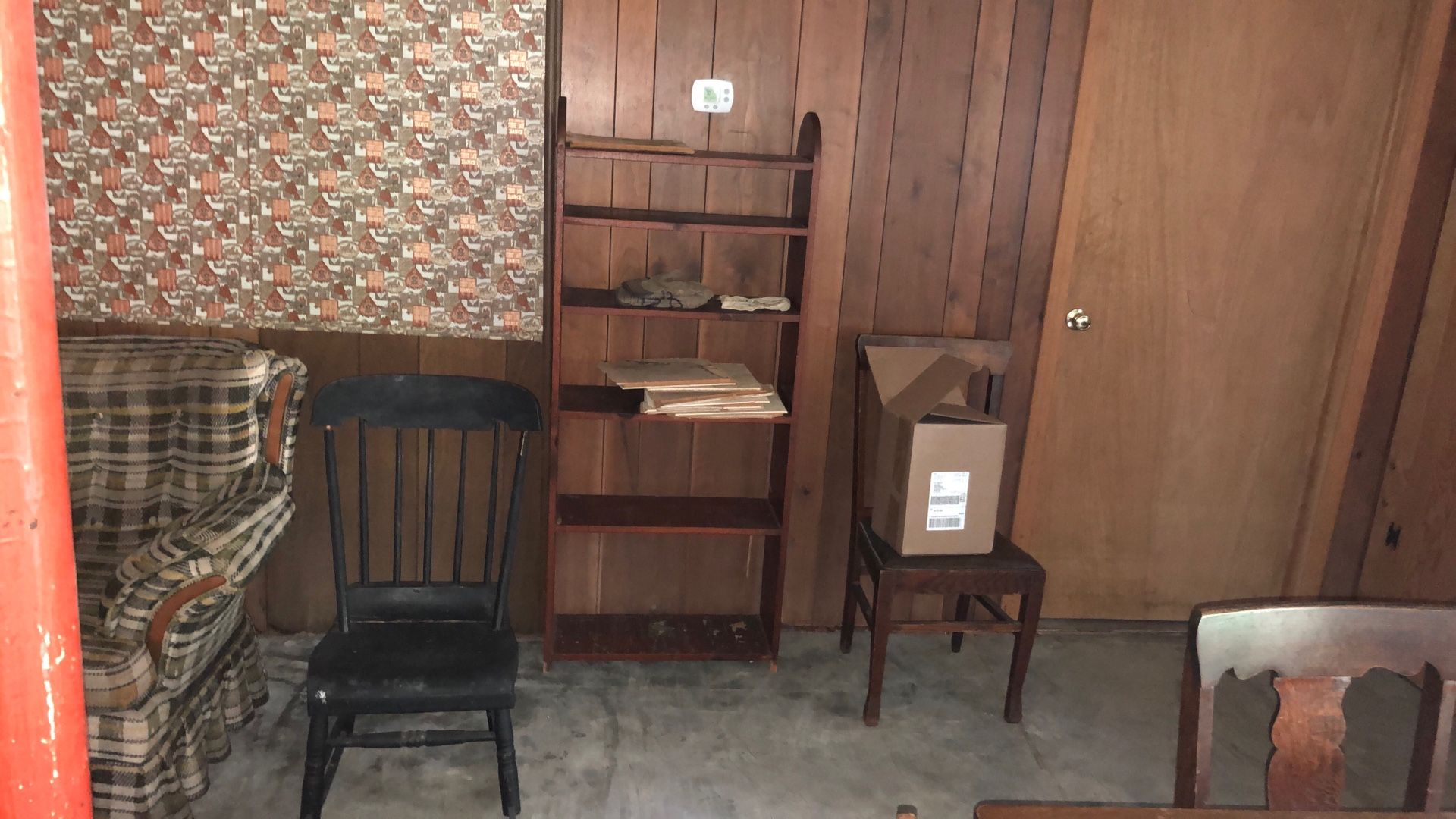 Bookshelf And Chairs