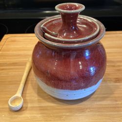 Handmade Honey Pot Jar