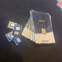 .5 Gram Igr Gold $85 Or 1 Gram Pamp Platinum $75 Each