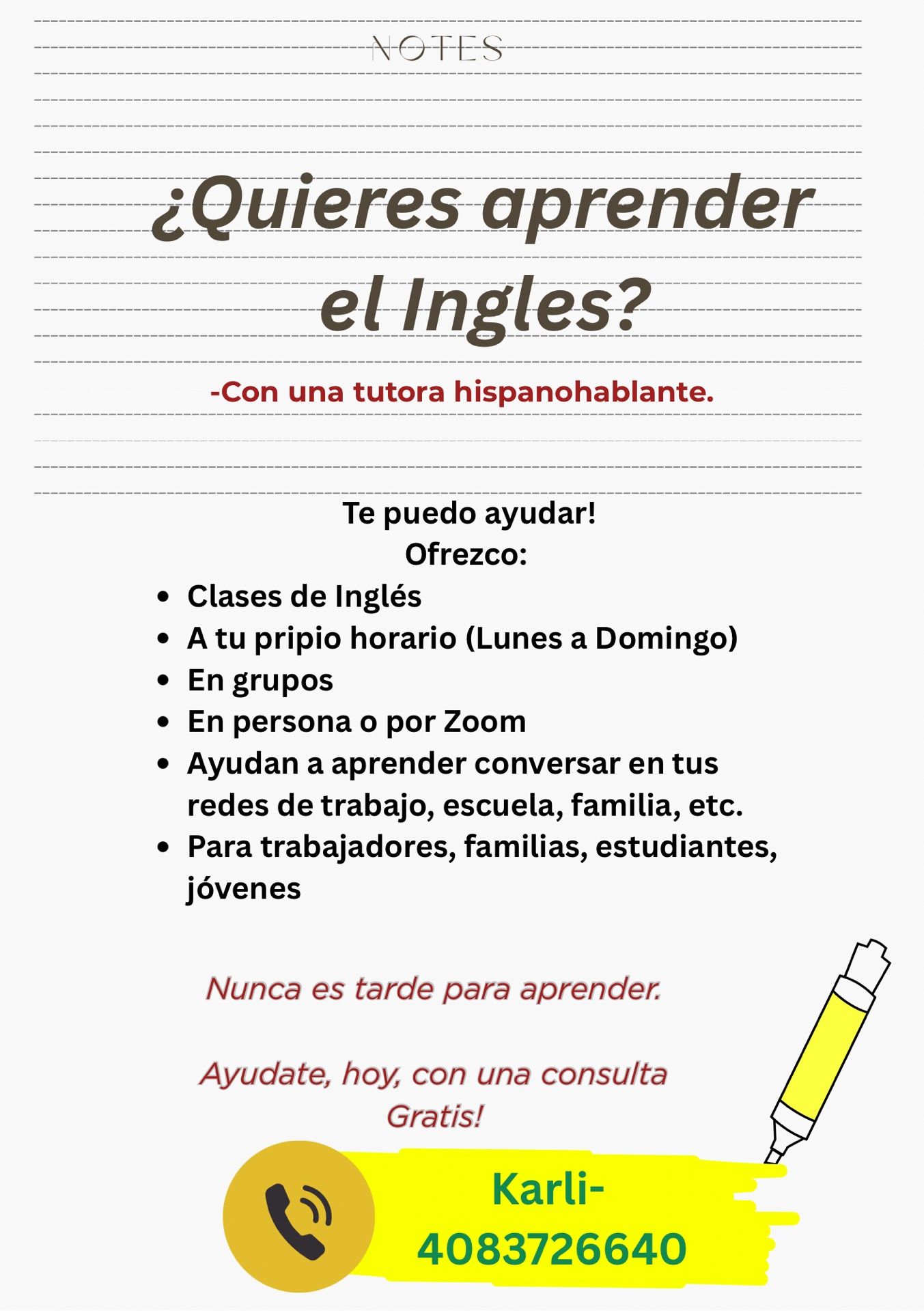 Clases De Inglés Para Hispanohablantes