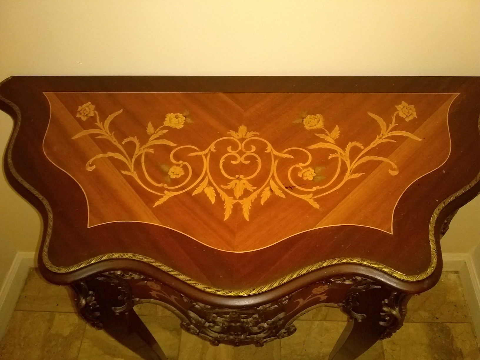 Spanish Carved Console Table