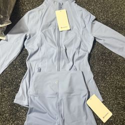 Lululemon Blue Matching Set