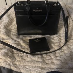 Authentic Staci Medium Satchel & Wallet Kate Spade