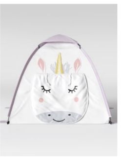 Unicorn galore! Kids tent, sleeping bag etc