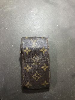 Vintage Louis vuttion cigarette case with belt loop attachment