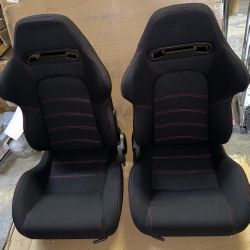 LA Zona Auto Parts 1993 to 2002 Camaro Pontiac Firebird Black Racing Seats asientos Carrera Negro Haciento Bucket seat 