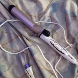 XL hair curler & mini straightener