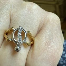 18k Gold Plated Turtle Ring 