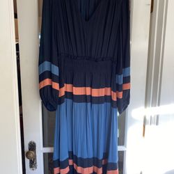 Anthropologie NWT current air midi dress